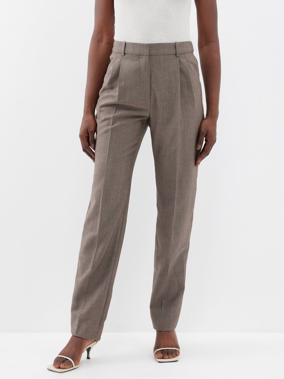 Thea Grey Wool Blend Tailored Blazer – REISS | Slim fit pants women, Slim  fit, Slim fit pants