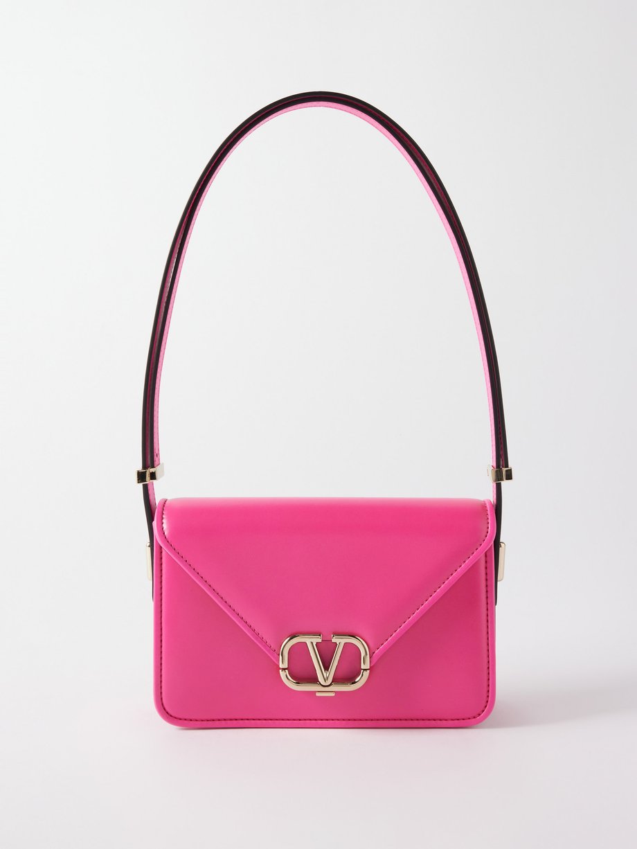 Valentino Garavani: Pink VLogo Shoulder Bag