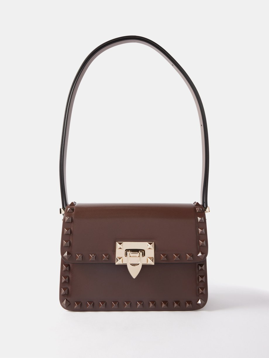 Valentino Garavani `rockstud` Small Leather Shoulder Bag