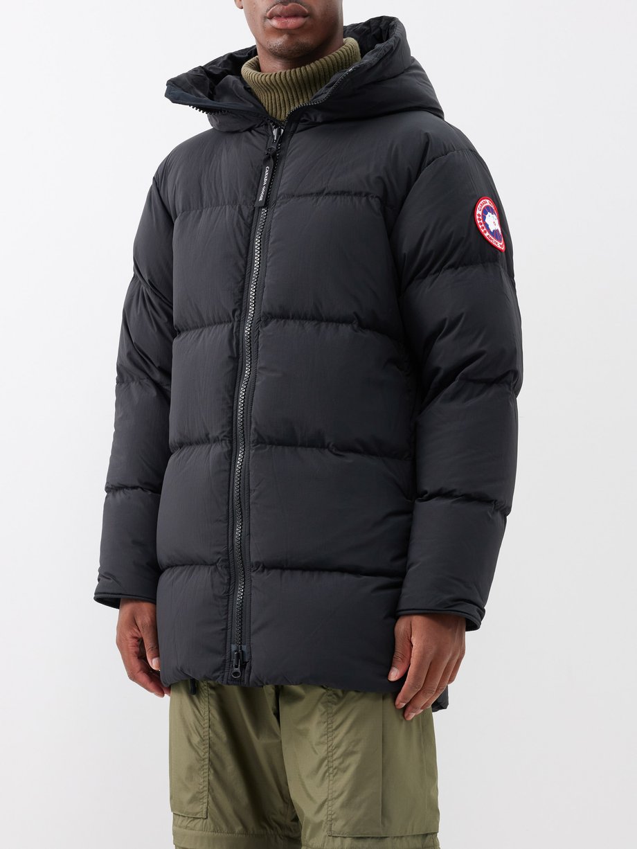 Black Lawrence high-neck quilted down parka | Canada Goose | MATCHES UK
