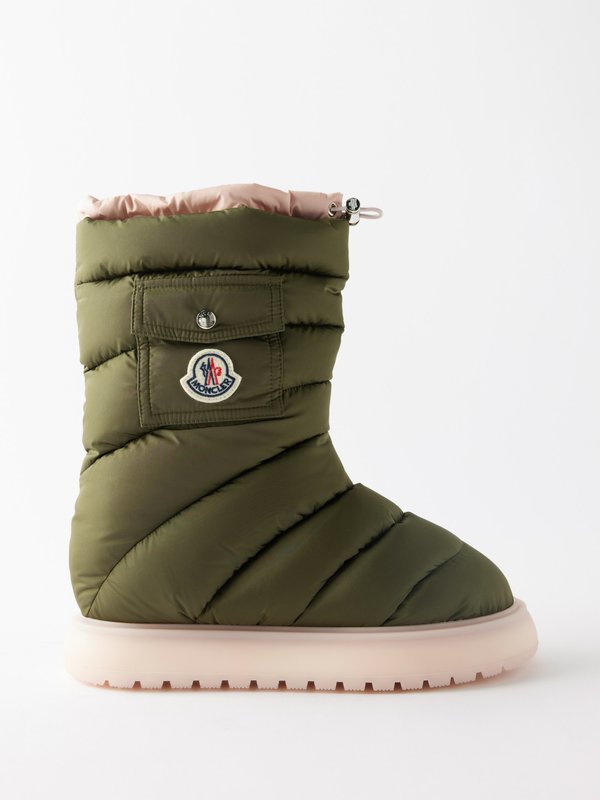 Moncler Gaia quilted snow boots