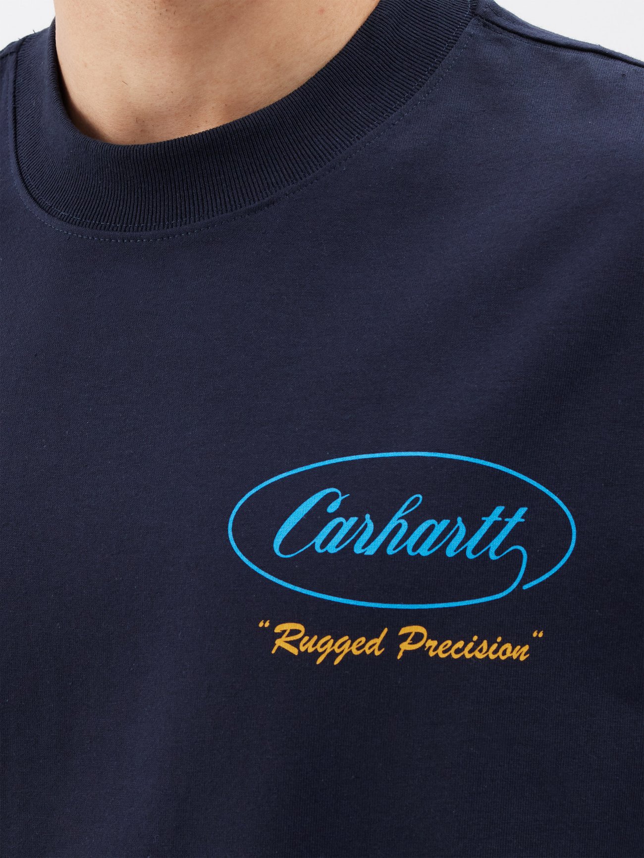 Carhartt WIP - Authenticated T-Shirt - Cotton Blue Plain for Men, Good Condition