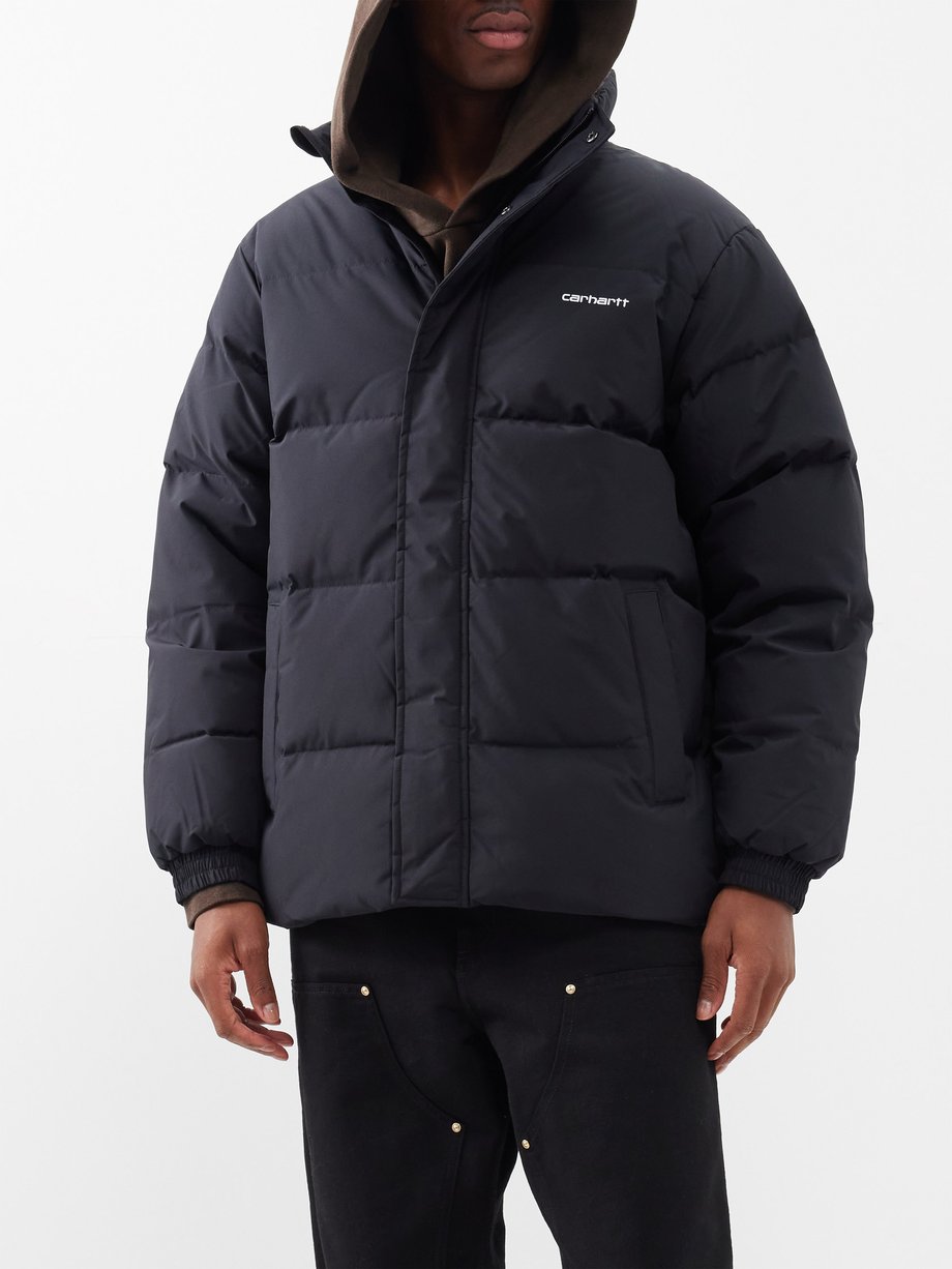 Black Danville quilted down coat | Carhartt WIP | MATCHES US