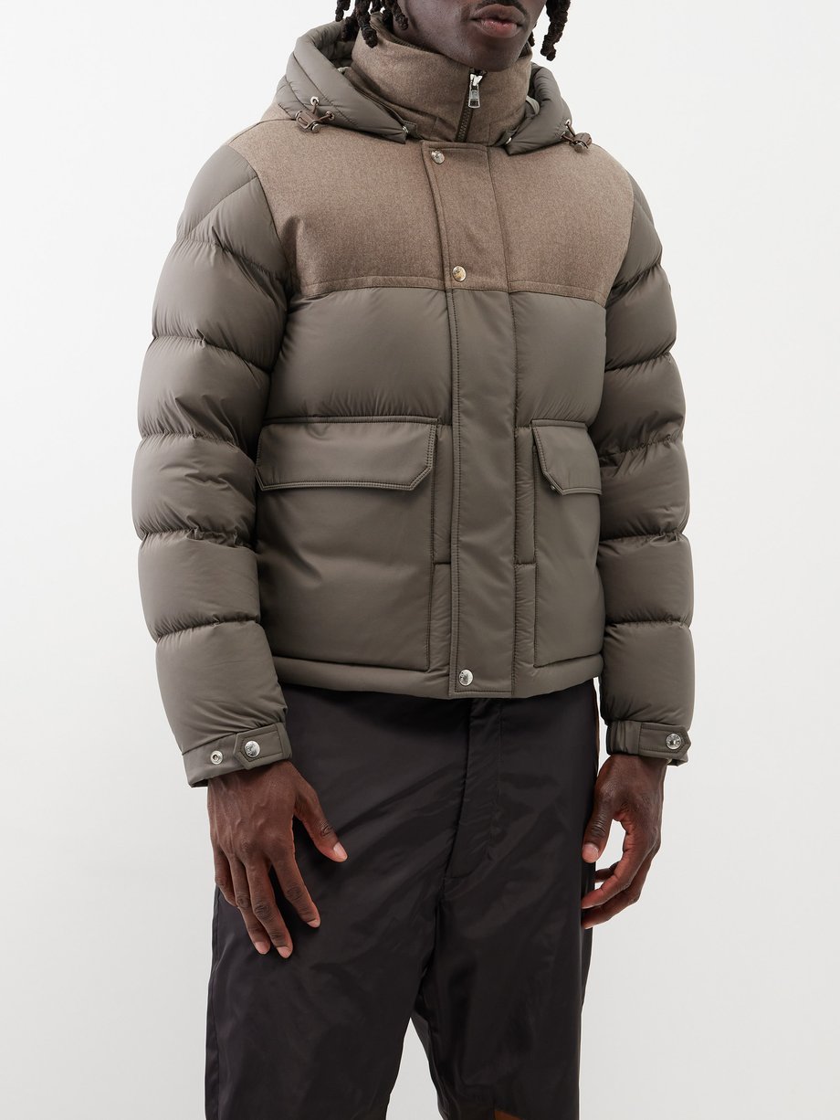 Green Mussala quilted down hooded coat | Moncler | MATCHESFASHION UK