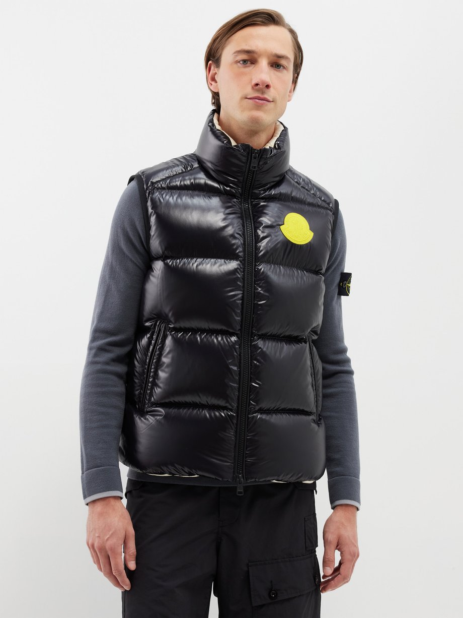 Black Sumido logo-patch quilted down gilet | Moncler | MATCHESFASHION UK