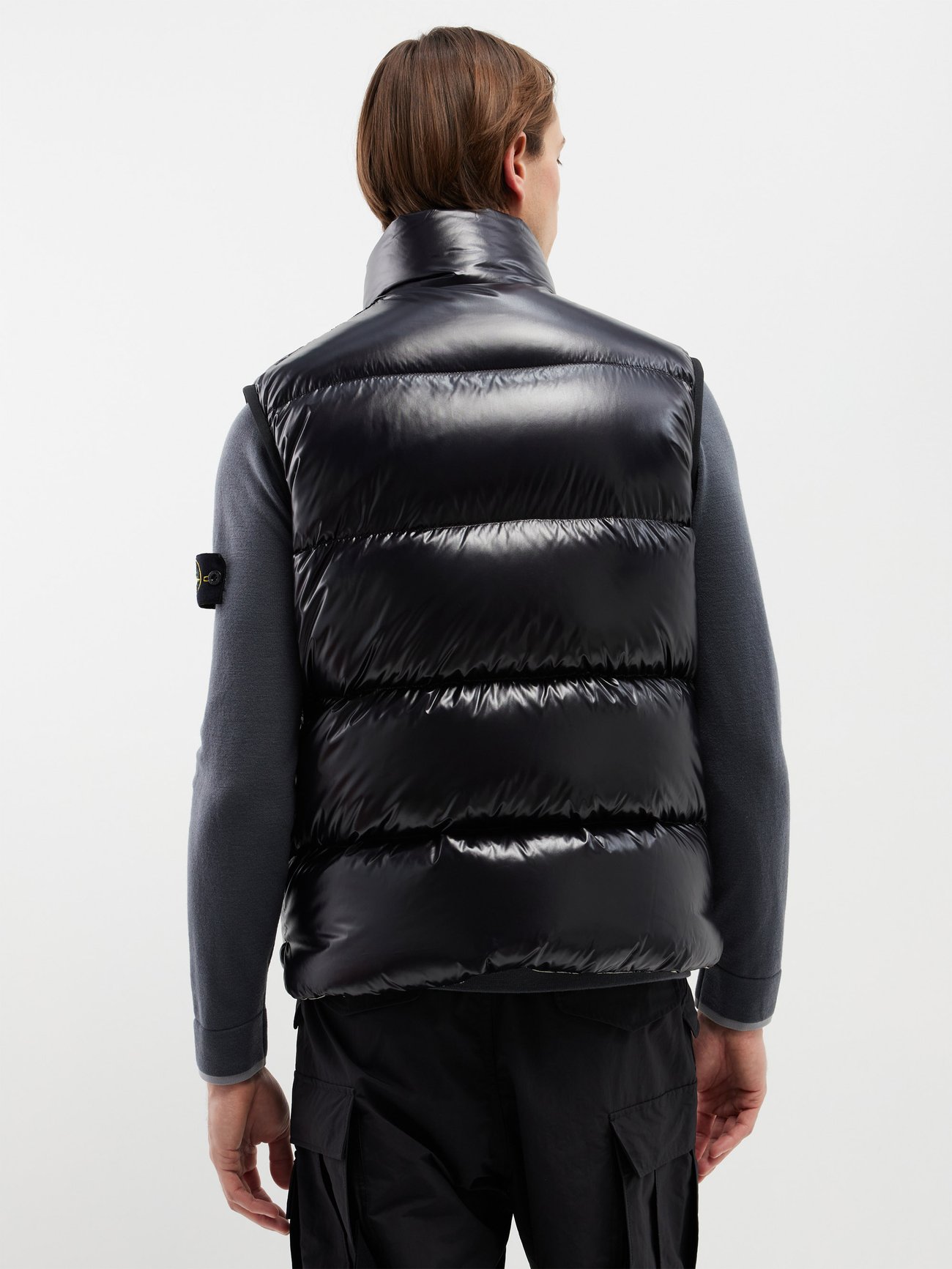 Moncler Men's Sumido Logo-Patch Down Gilet