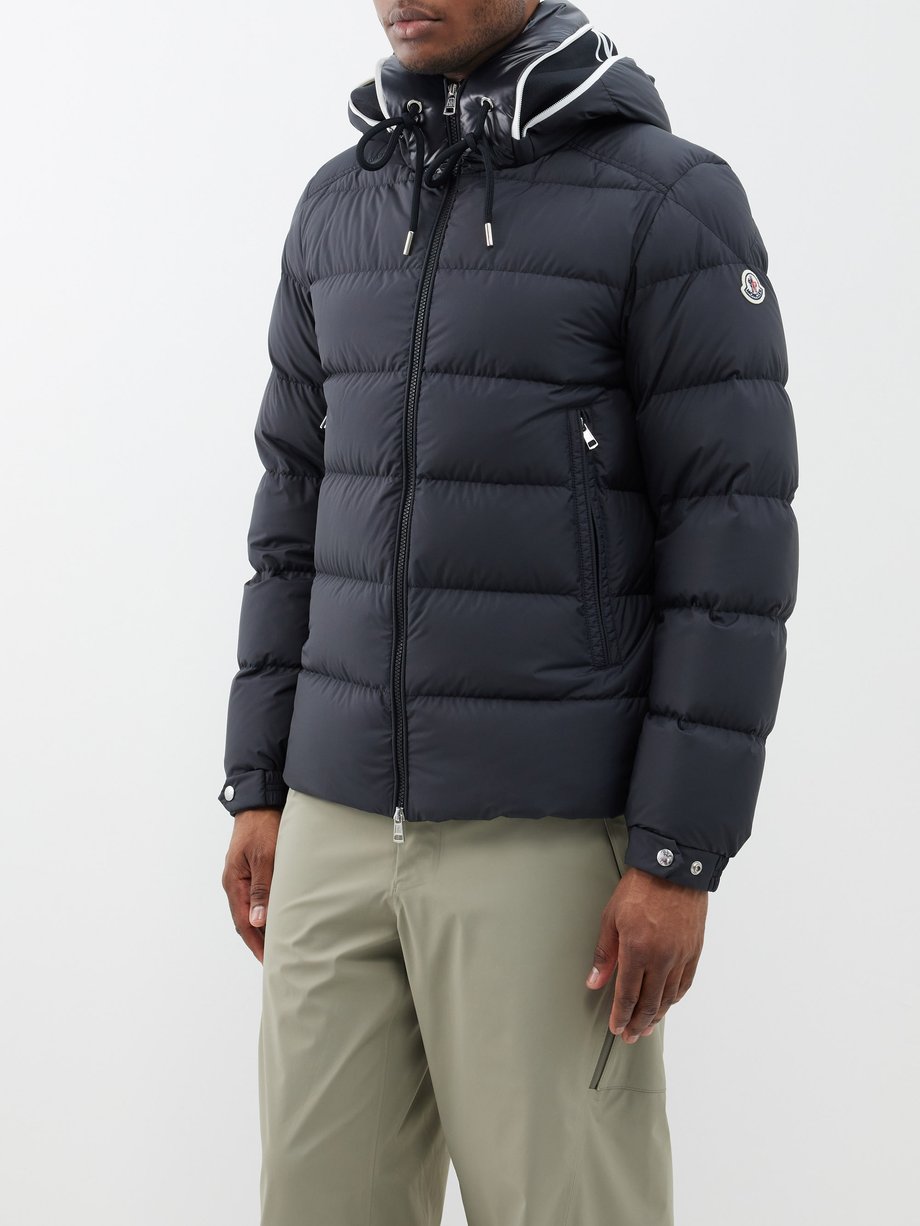 Black Cardere quilted down hooded coat | Moncler | MATCHESFASHION UK