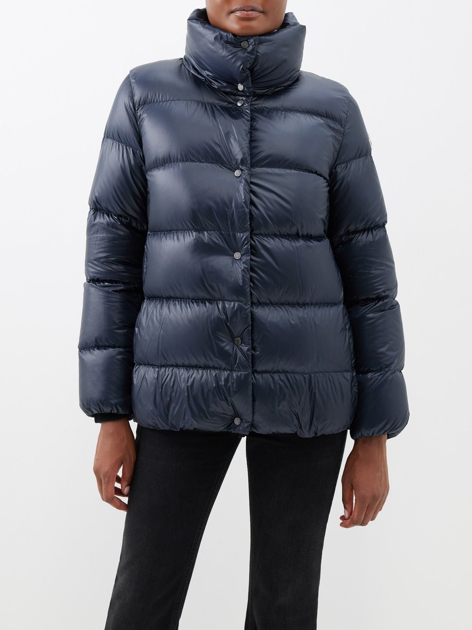 Navy Conchevis quilted down jacket | Moncler | MATCHESFASHION UK