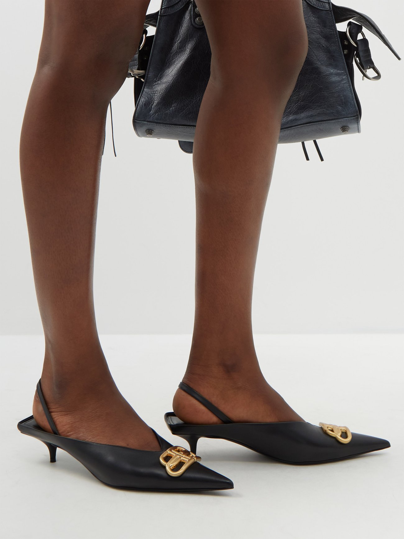 Balenciaga knife slingback on sale pumps