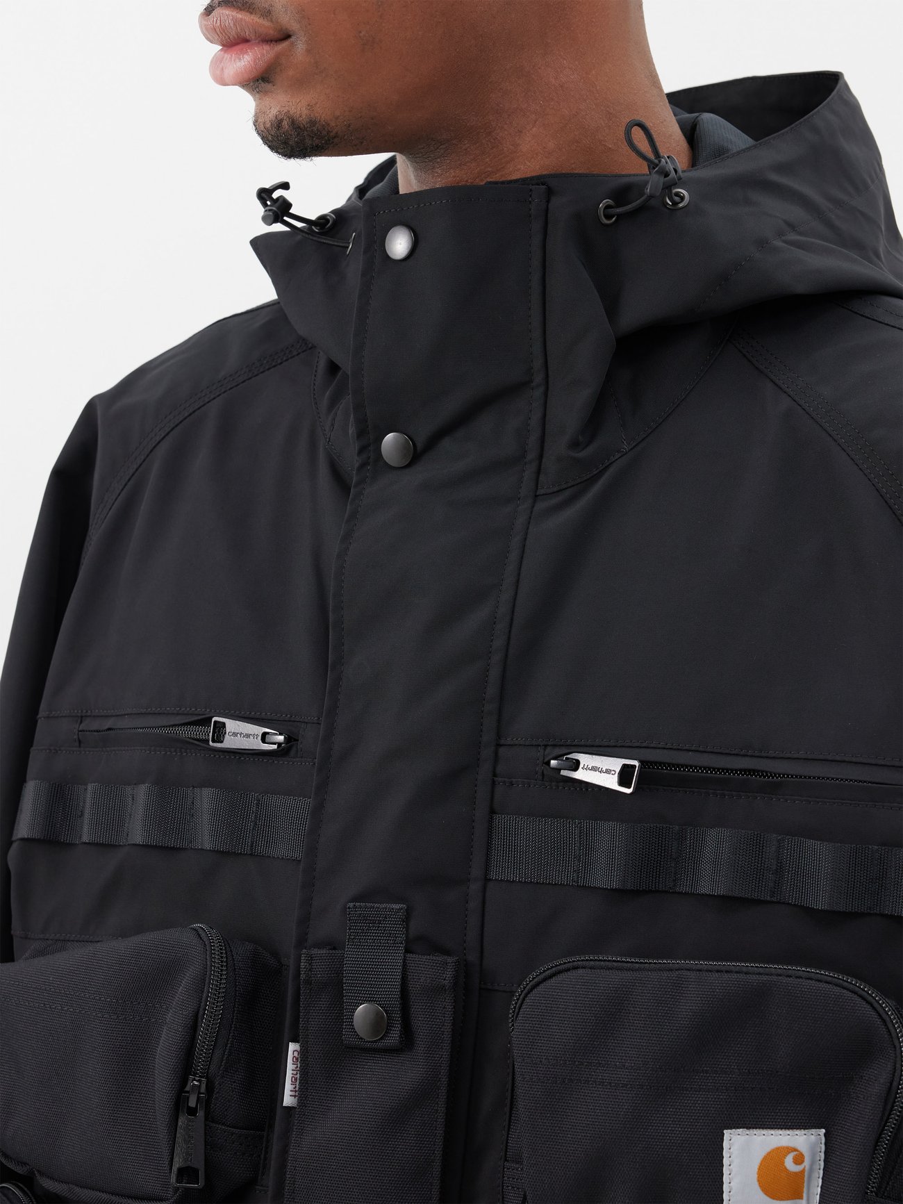 Black X Carhartt WIP canvas jacket | Junya Watanabe