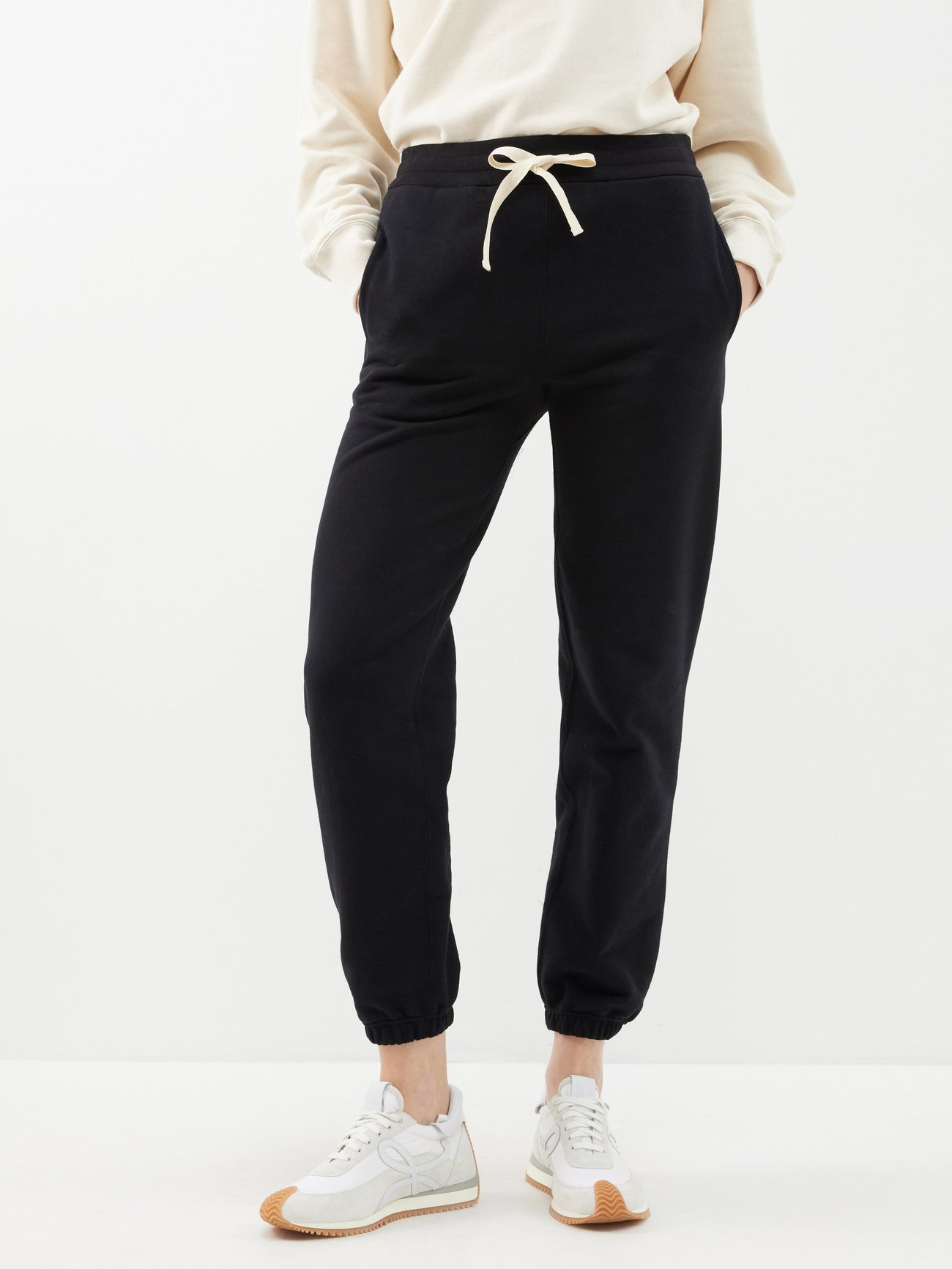 Buy Flying Machine Women Drawstring Waist Solid Track Pants