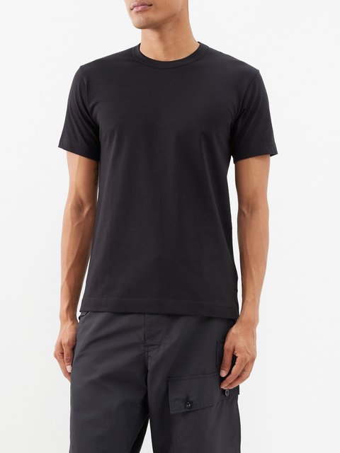 Black Forever cotton-jersey T-shirt | Comme Des Garçons Shirt