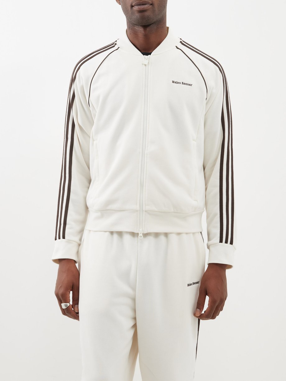Adidas X Wales Bonner (Wales Bonner) Logo-embroidered cotton-blend track top