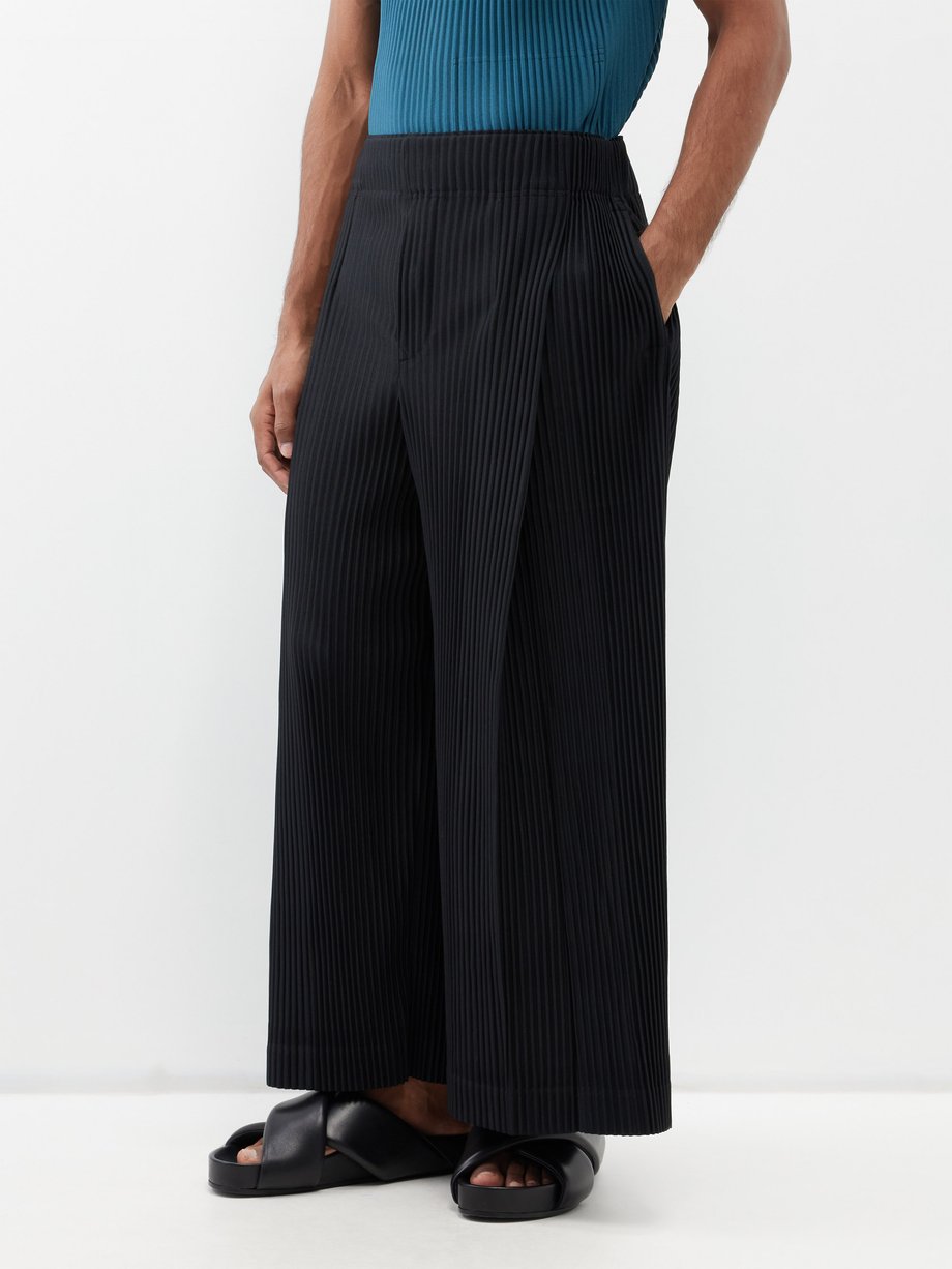 Men's Pleated Trousers | Mens High Waisted Pleated Trousers | boohoo UK