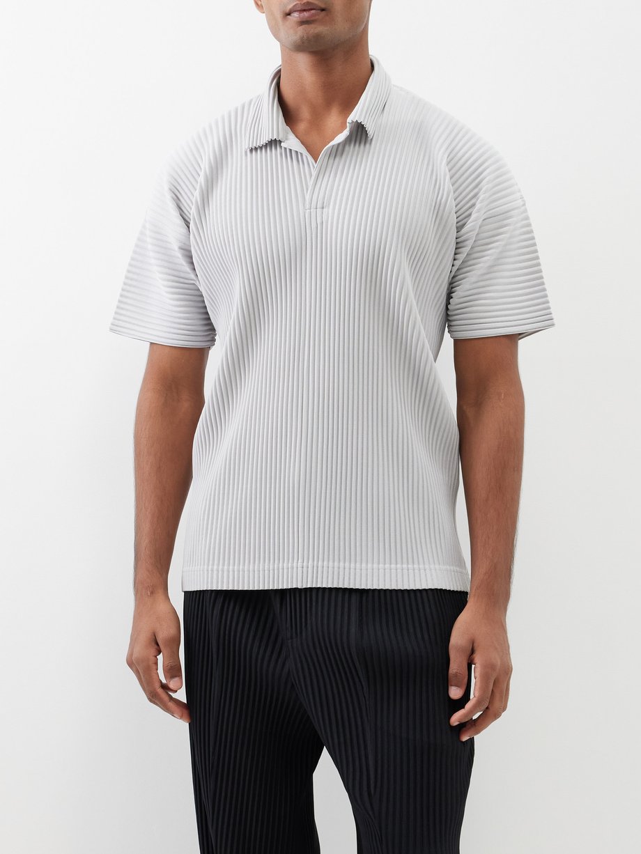 Homme Plissé Issey Miyake Regular-fit Pleated Shirt in White for