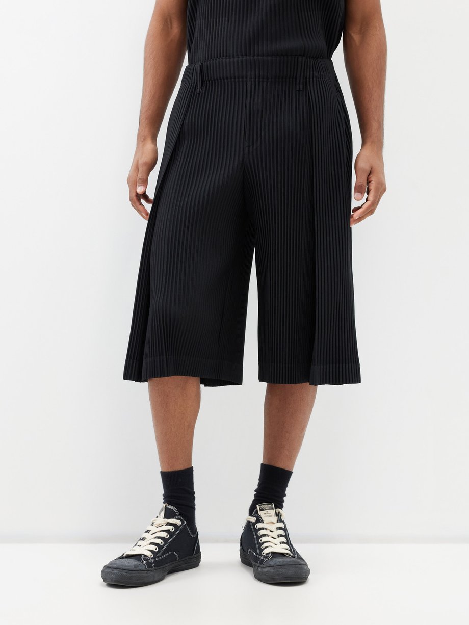 Homme Plissé Issey Miyake Technical-pleated shorts