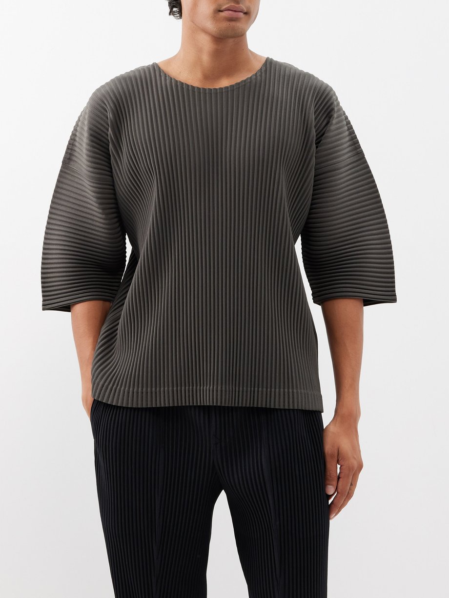 Technical-pleated top