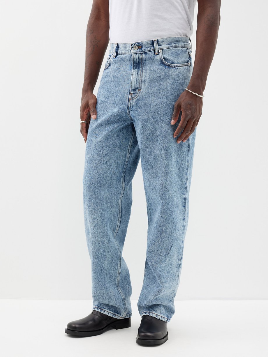 Séfr Blue Wide-leg washed jeans | 매치스패션, 모던 럭셔리 온라인 쇼핑