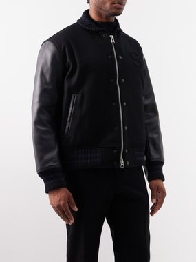 Sacai Men's Reversible Wool Jacket