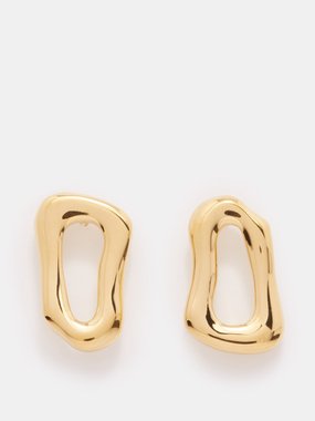 By Alona Leona 18kt gold-plated earrings