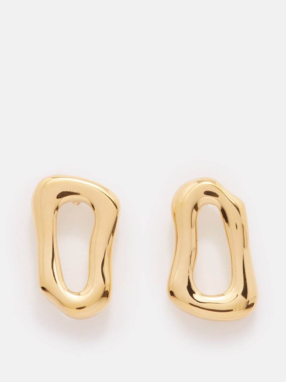 By Alona Leona 18kt gold-plated earrings