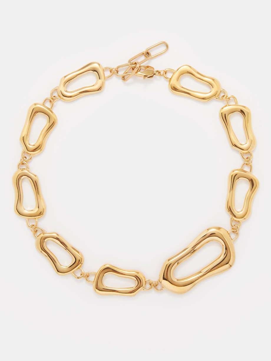 By Alona Kim 18kt gold-plated necklace