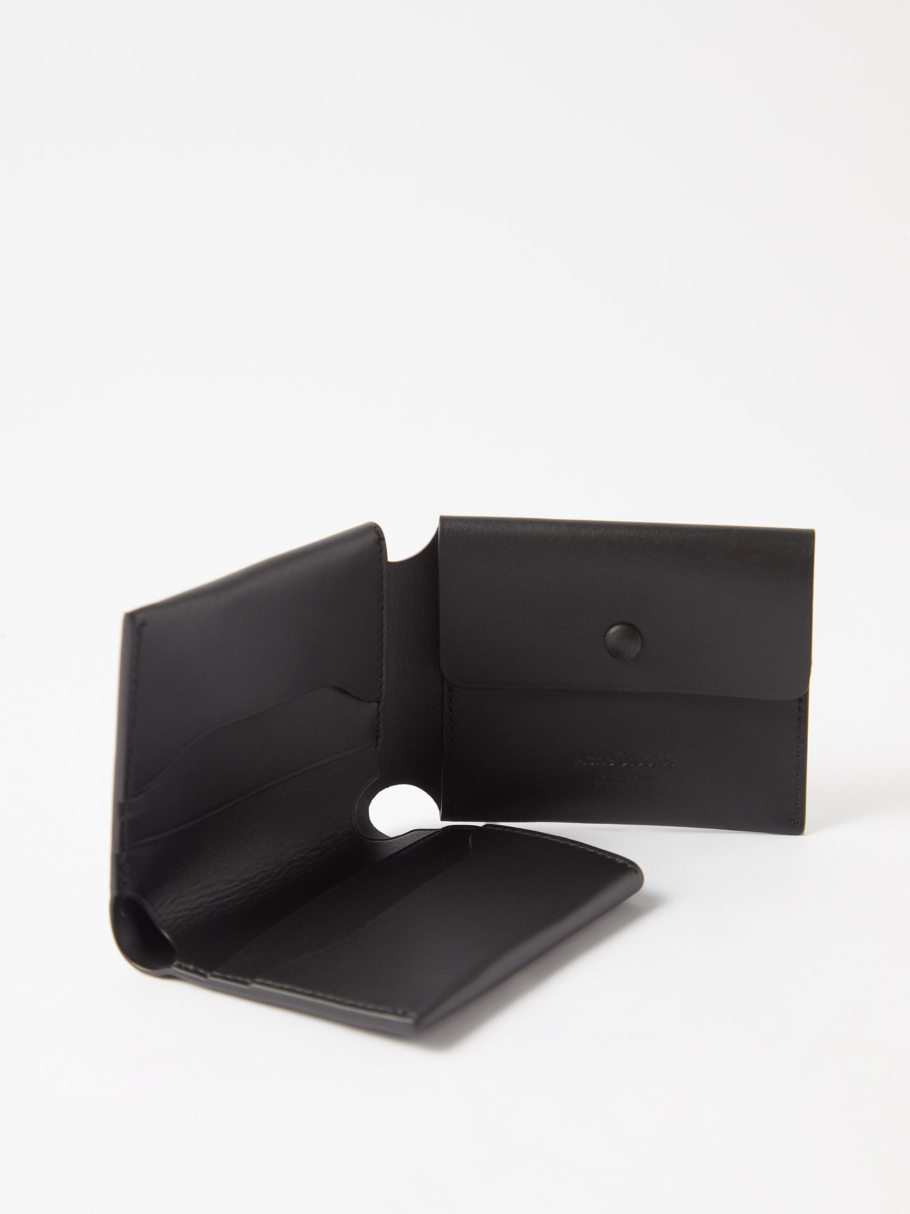 Acne Studios Men's Leather Trifold Wallet