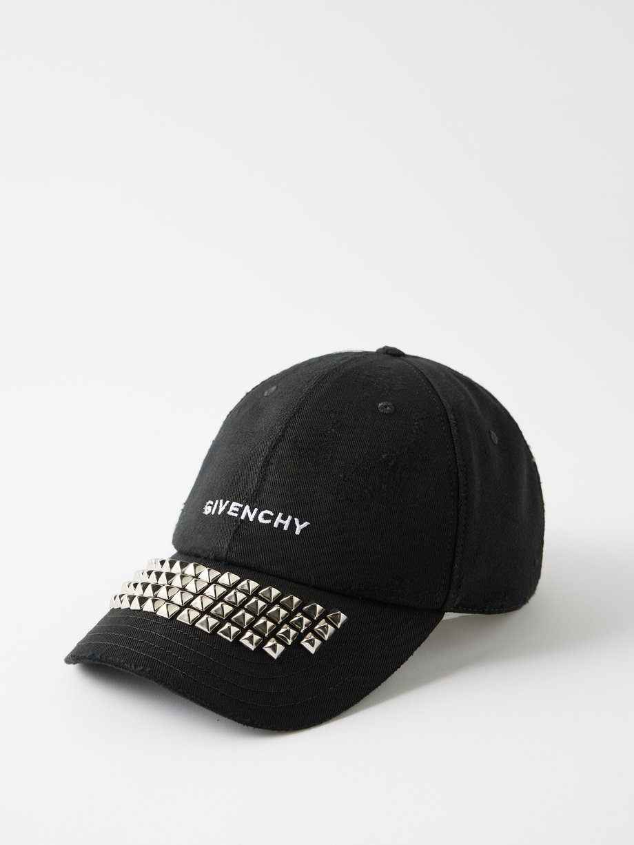 Givenchy Studded logo-embroidered canvas baseball cap