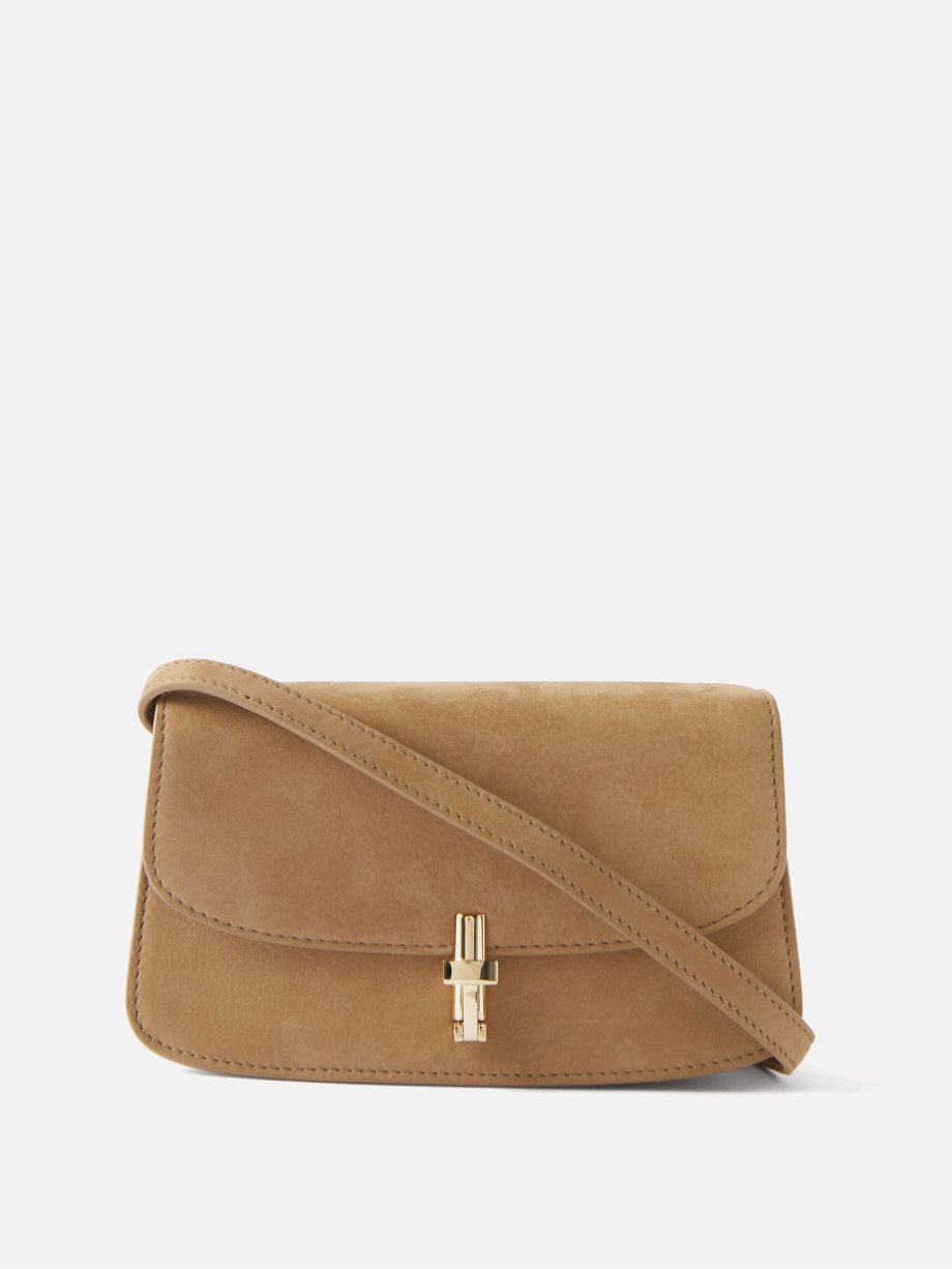 Tan cross shoulder online bag