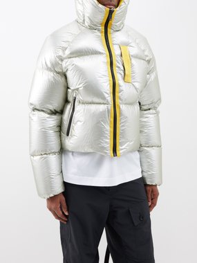 Givenchy Cropped quilted padded ripstop jacket