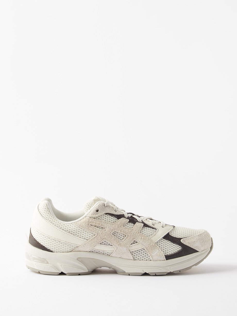 Beige GEl-1130 MK III faux-suede and mesh trainers | Asics ...