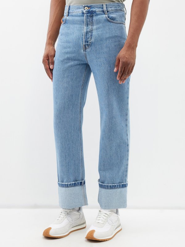 Loewe - Fisherman Turn-up Jeans  HBX - Globally Curated Fashion