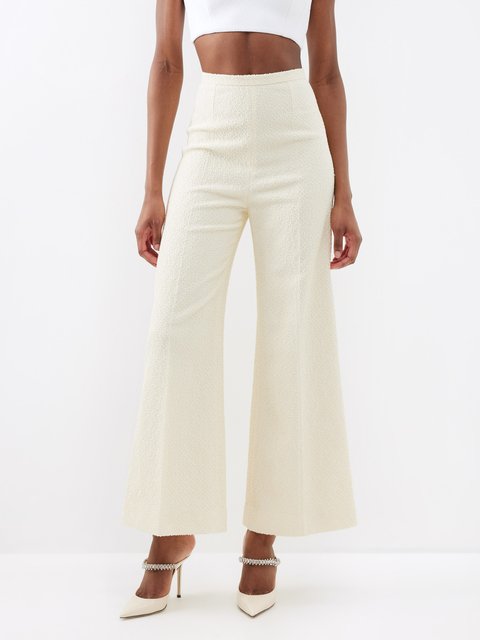 Wide Leg Trousers | High Waisted Wide Leg Trousers | SAINLY