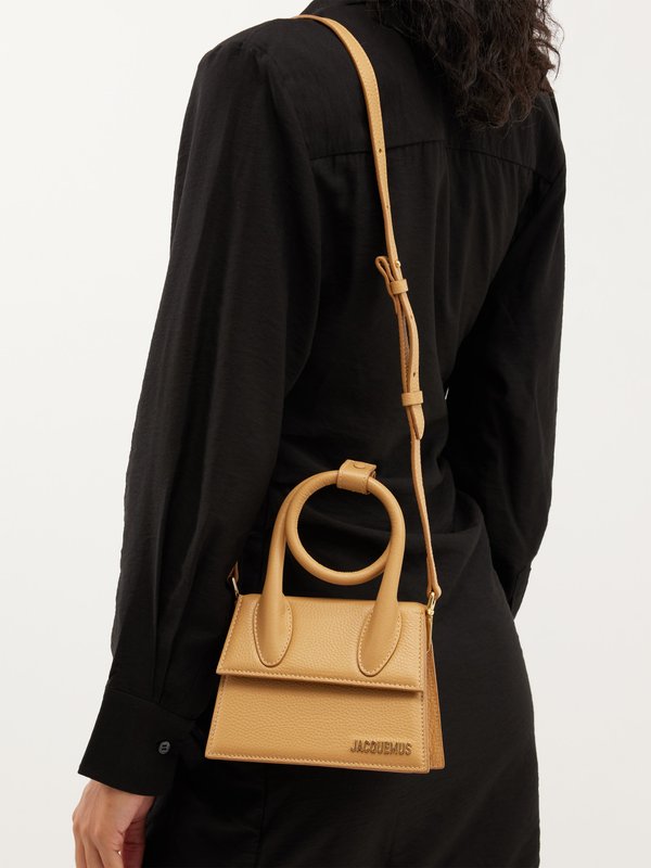 Jacquemus Chiquito Noeud grained-leather handbag