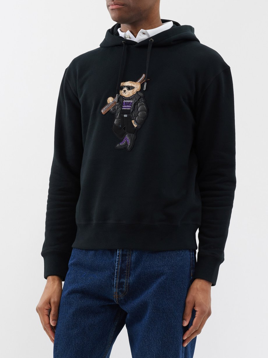 Shop Ralph Lauren Purple Label Polo Bear Hoodie Sweatshirt
