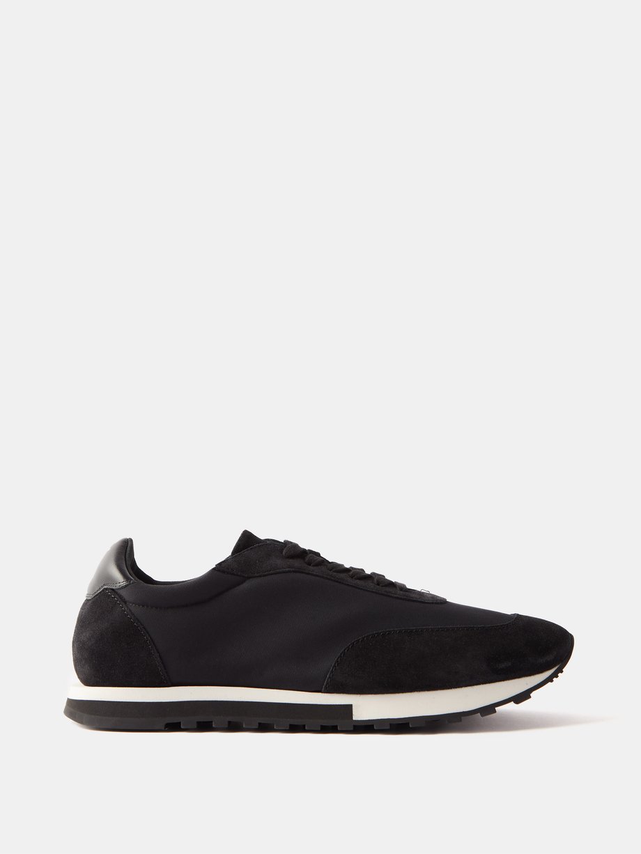 The Row Owen Runner nylon and suede trainers