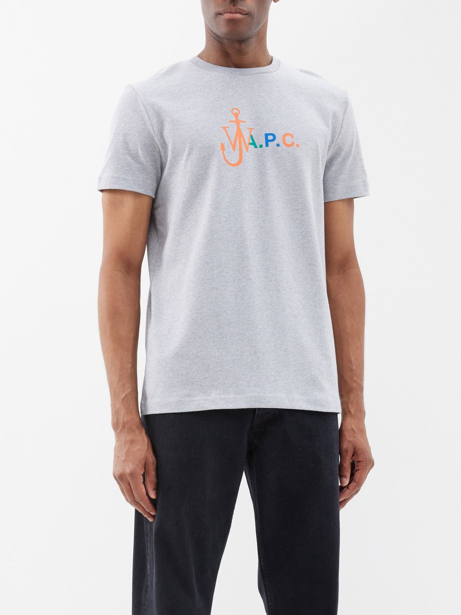 X JW Anderson anchor-print organic-cotton T-shirt video