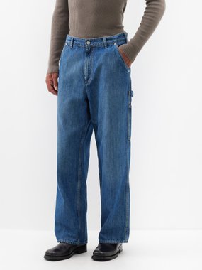 OUR LEGACY Our Legacy Patch-pocket straight-leg jeans
