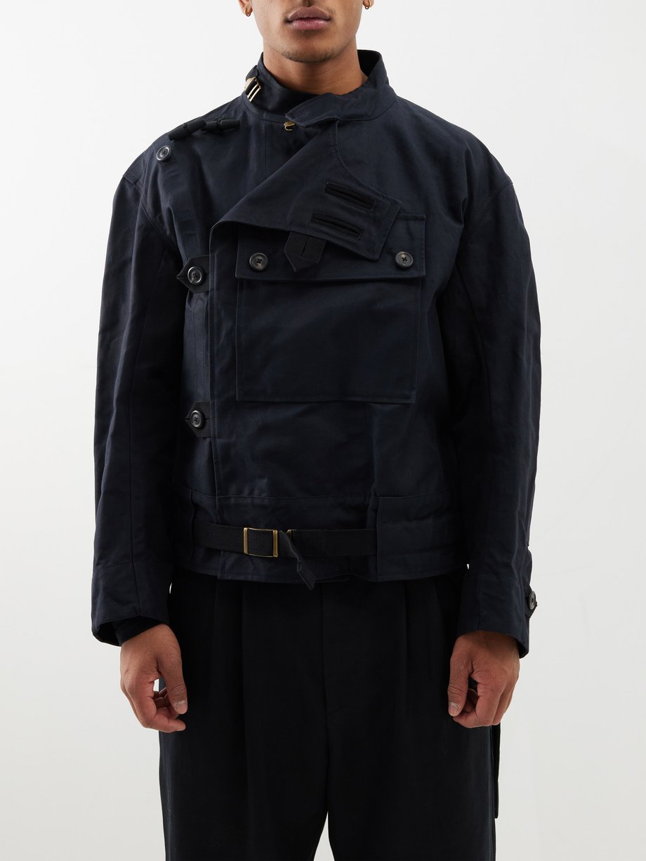 Black Dispatch waxed cotton-twill jacket, Our Legacy
