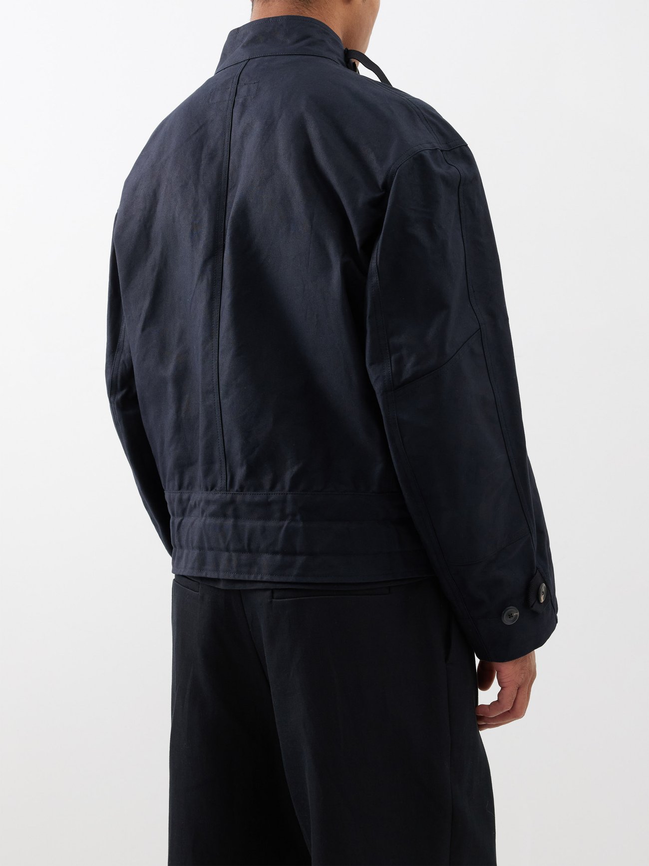 Black Dispatch waxed cotton-twill jacket, Our Legacy