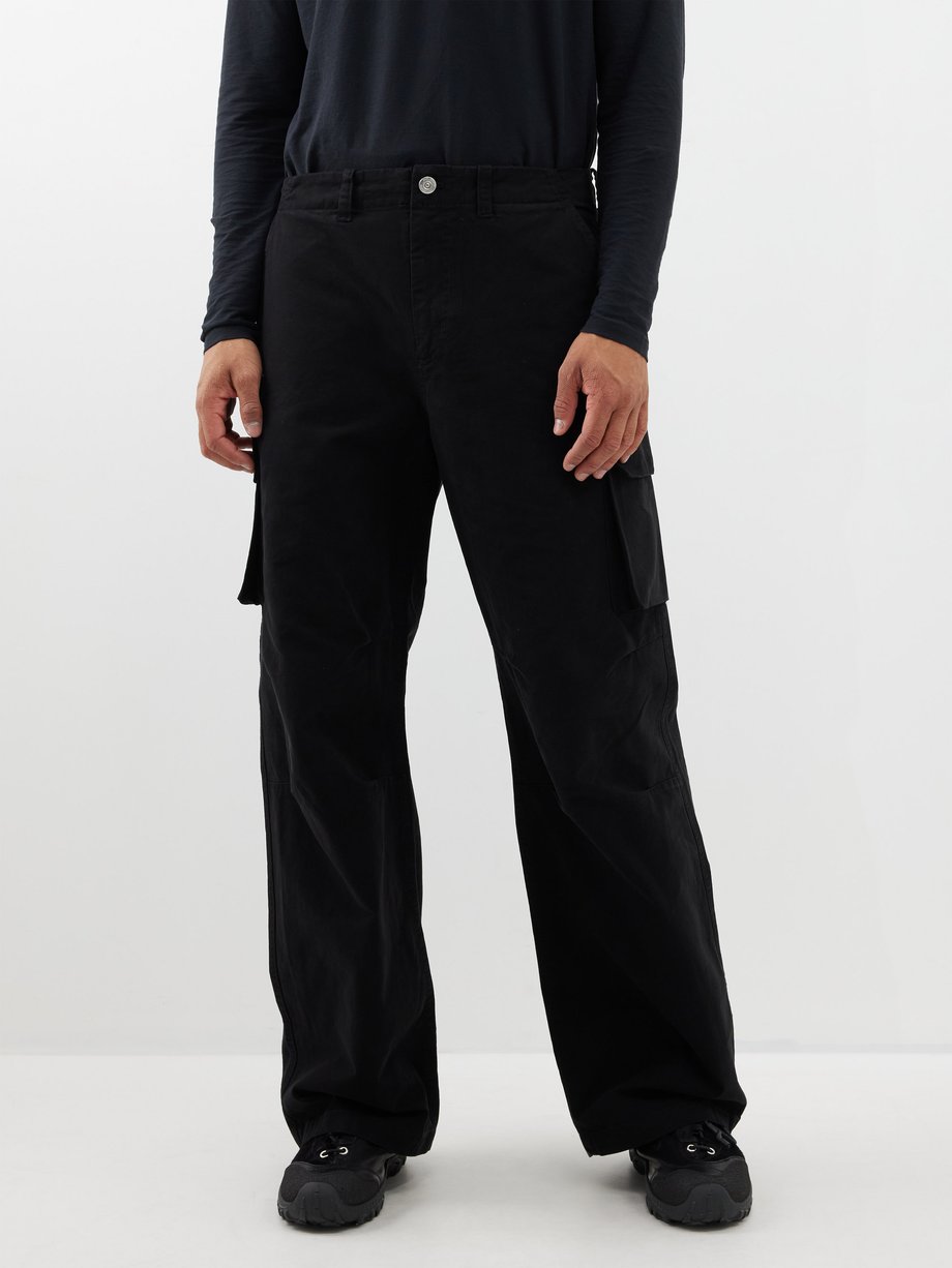Black Mount cotton cargo trousers, Our Legacy