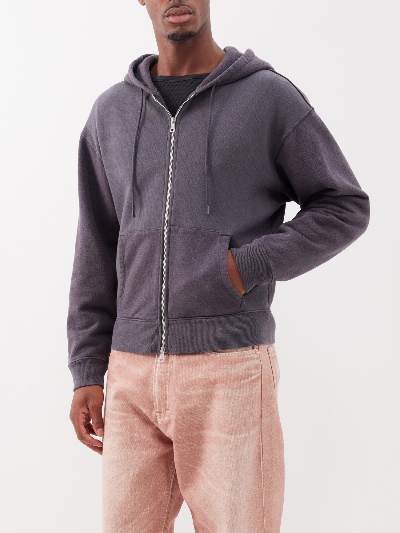 Rascal cotton-blend jersey hoodie