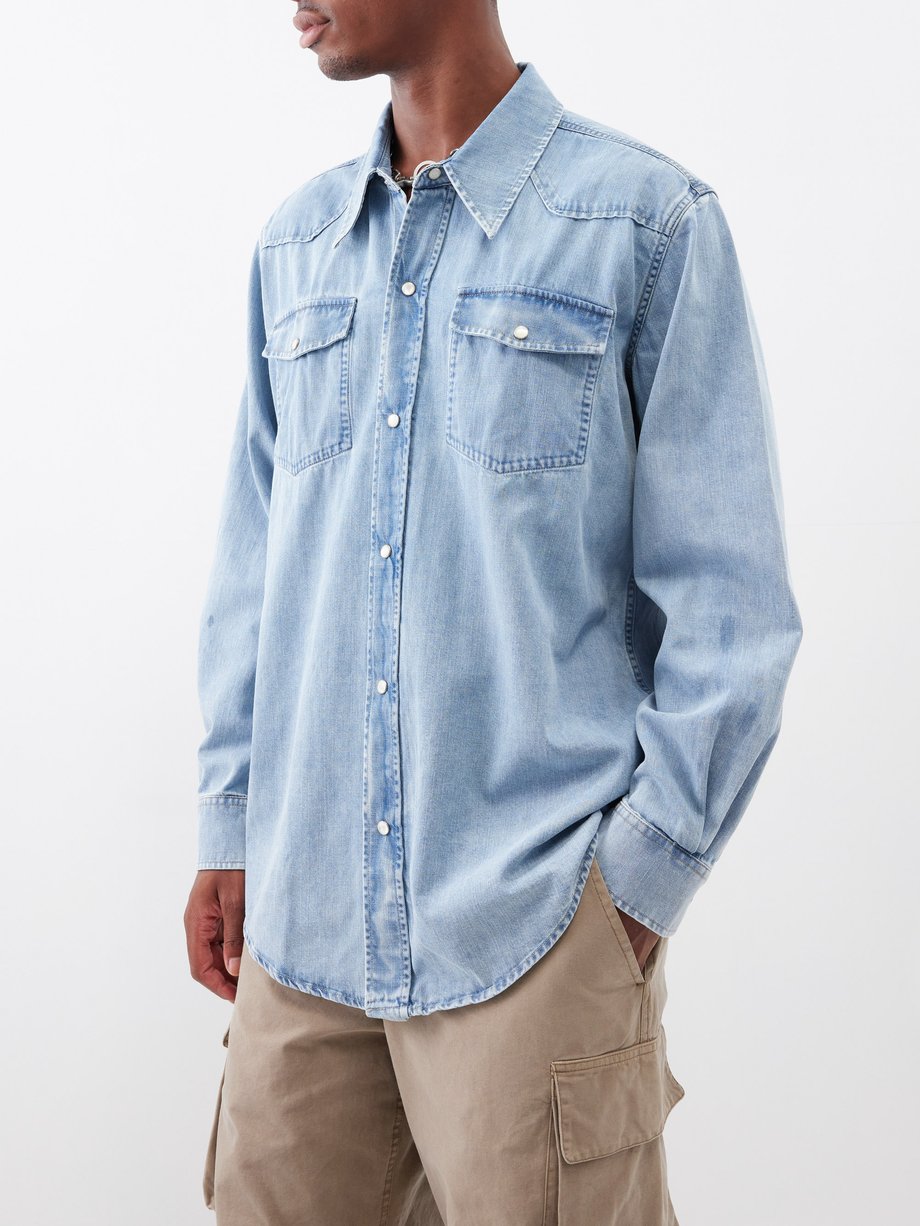 Blue Frontier denim shirt | Our Legacy | MATCHES UK