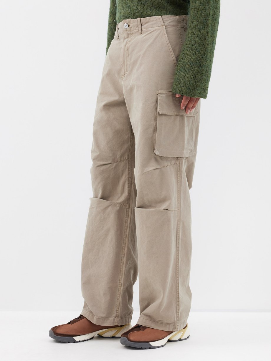 OUR LEGACY Our Legacy Mount cotton cargo trousers Beige ...