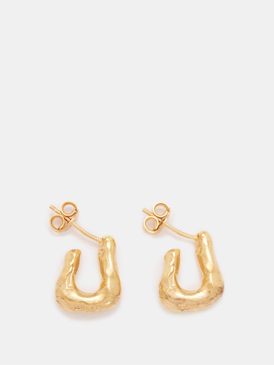 Alighieri The Mini Link of Wanderlust gold-plated earrings