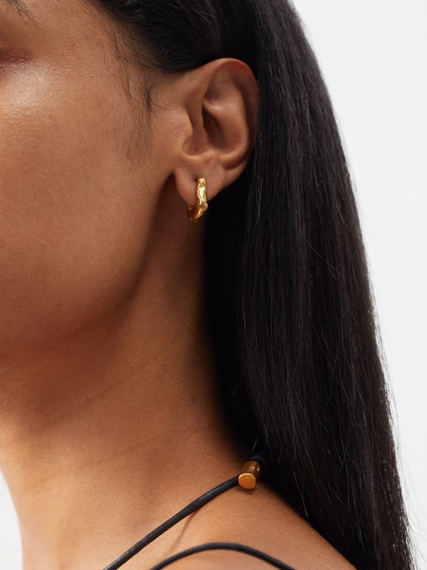 Alighieri The Mini Link of Wanderlust gold-plated earrings