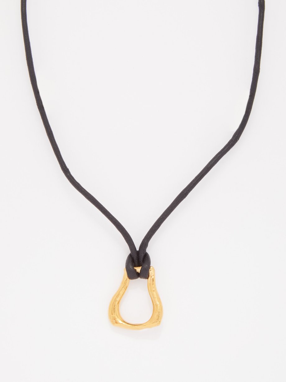 Alighieri The Mini Link of Wanderlust gold-plated necklace