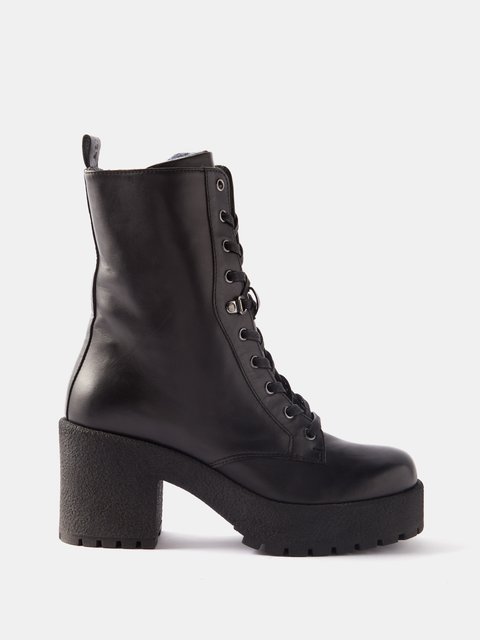 The Row Black Patty Boots