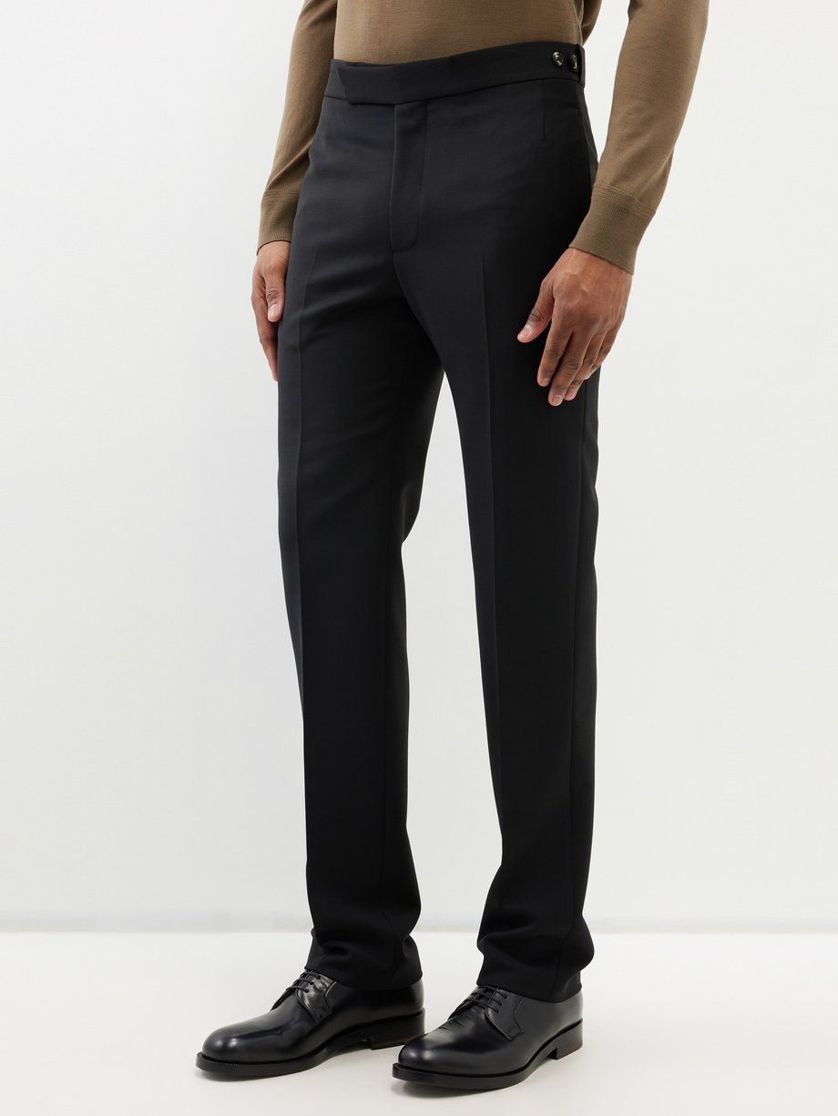 Black Sebastian wool suit trousers | Gabriela Hearst | MATCHES UK