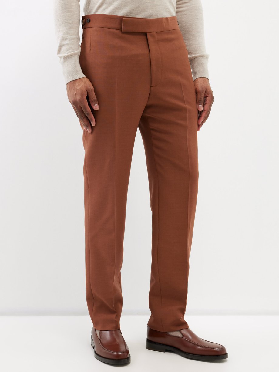 Pure Wool 110's Suit Trousers | GutteridgeEU | Men's Special Prices